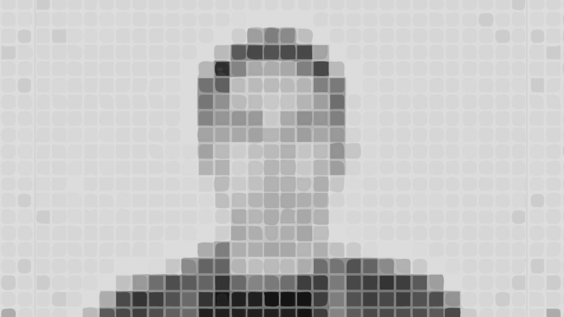 "facial-recognition-1" by EFF Photos, used under CC BY 2.0 / Cropped, desaturated and resampled from original